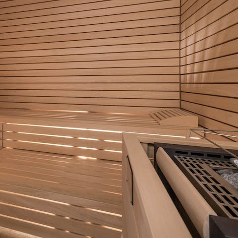 Treat yourself to a sauna session – it's the perfect post-activity recovery