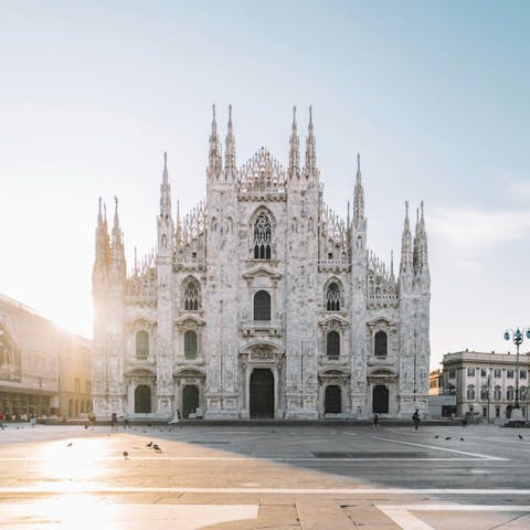 Stroll towards the city centre and admire the Duomo 