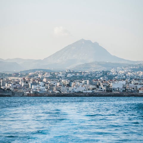 Enjoy a day trip to nearby Heraklion, Crete's capital