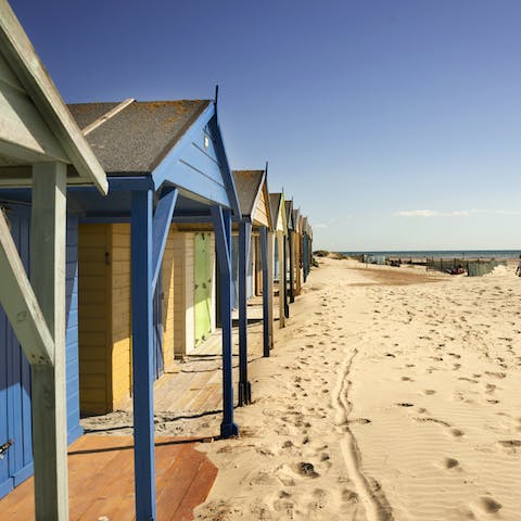 Pack your swimwear and drive over to East Wittering Beach in only ten minutes
