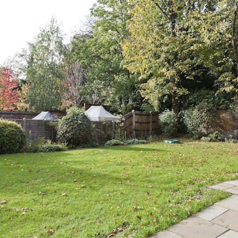 Get a breath of fresh air in the communal garden