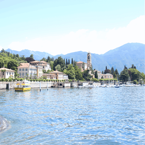 Explore Lake Como, including Sala Comacina, a five-minute stroll away