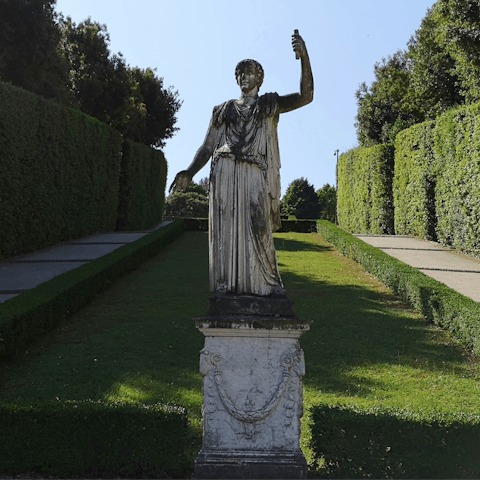 Spend an afternoon exploring the Boboli Gardens