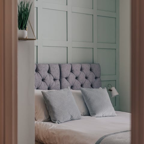 Rest easy after a long day exploring in the stylish bedrooms
