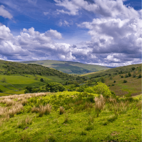 Hit the peaks of the Yorkshire Dales, there's trails just moments from your doors