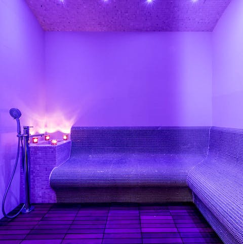 Unwind in the steam room after a day of getting lost in Dubrovnik's Old Town