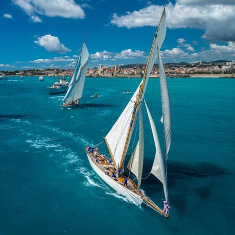 Sail the riviera and witness the coast from a new perspective