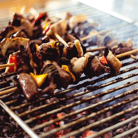 Grill up some fresh, local fare on the barbecue for lunch