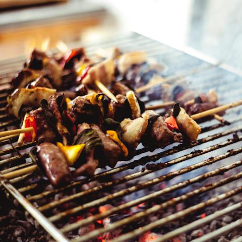 Fire up the BBQ in the summer for an alfresco feast