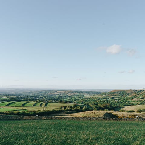 Explore the picture post-card town of Holmfirth, iconic TV location and home to exquisite scenery