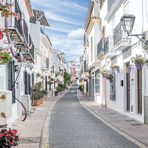Step outside and explore the historic heart of Estepona