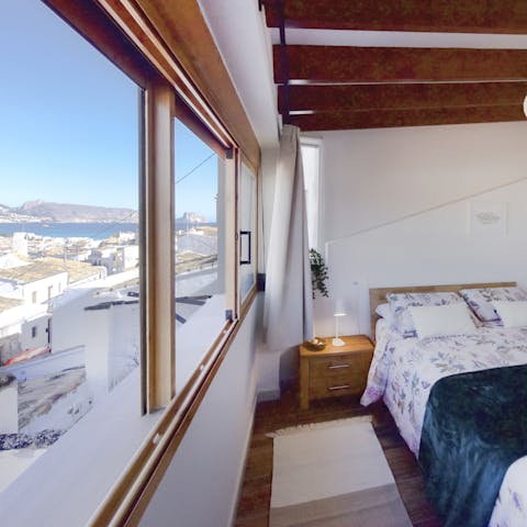 Wake up to a sun-kissed view of Altea's shambling rooftops