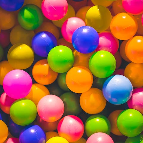 Give little ones free rein of the hotel ball pit
