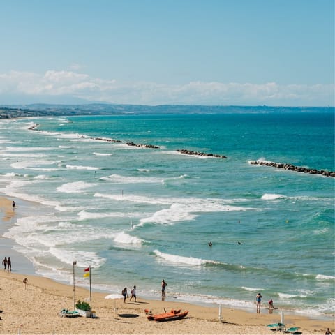 Head to the coast for a day on the beach – Viareggio is just a seventeen-minute train trip