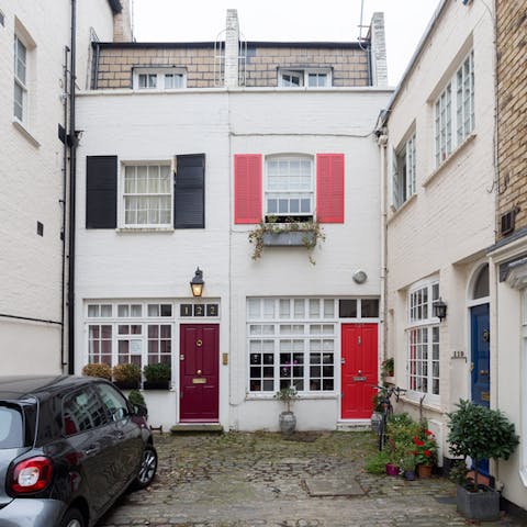 Live in the cutest mews in London