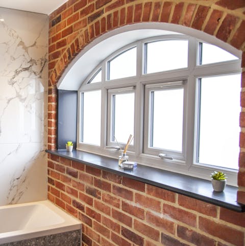 Enjoy your home's original architectural details, exposed brickwork and loft-living touches