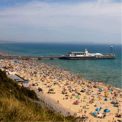 Make a day trip to Bournemouth for sandy beaches and the pier (10 minutes)