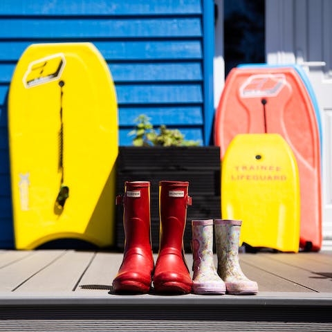 Grab your boogie board and head down to Watergate Bay beach