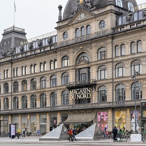 Indulge in a spot of retail therapy –⁠ Magasin Du Nord is just three-minutes from your door