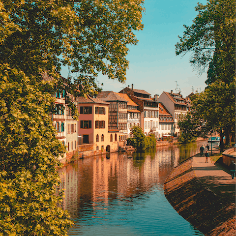Discover gorgeous Strasbourg from this desirable location in Grande Île