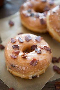 Indulge in Glazed Gourmet Doughnuts