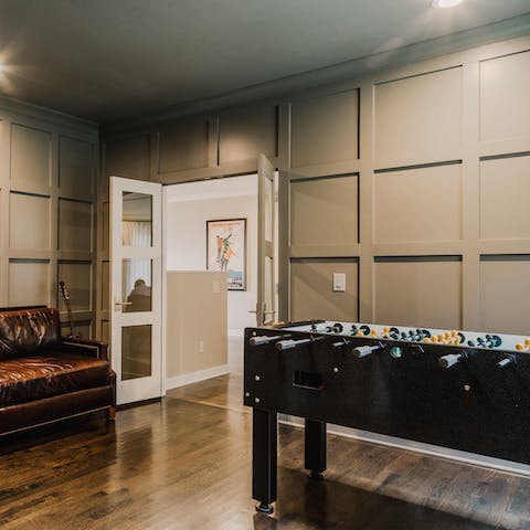 Get competitive in the games room