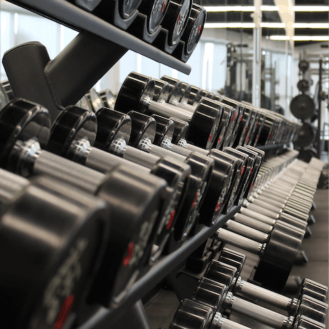 Kick your day off with a productive gym session – you have free access to the nearby fitness centre