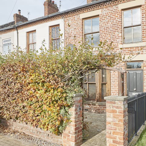 From the quaint close to the old spa town of Saltburn in less than five minutes by foot