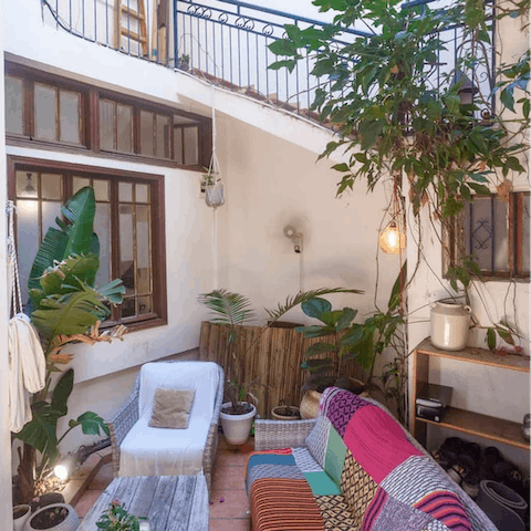 Sip a glass of Israeli wine in your homespun communal courtyard