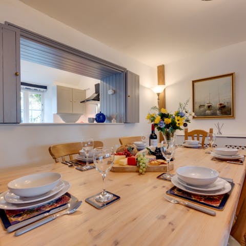 Refuel after a busy day with a delicious home-cooked dinner