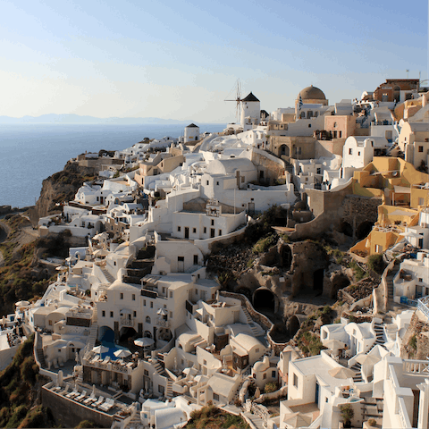 Enjoy being located in one of the most picturesque villages of Santorini, Oia