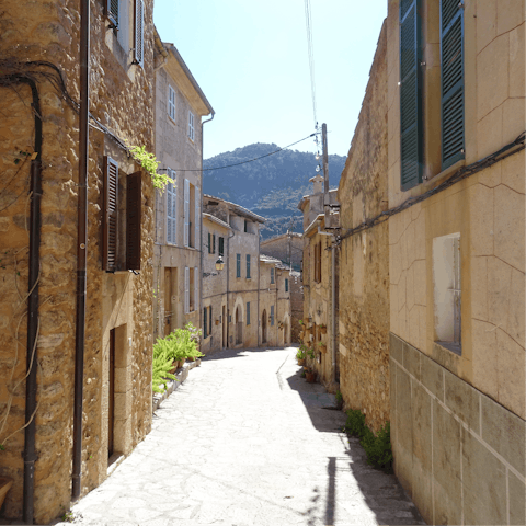 Explore the nearby sleepy town of Porreres 