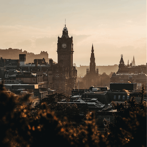 Explore Edinburgh's historic sights, boutiques and cutting-edge restaurants