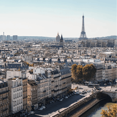 Explore Paris, including the beautiful Jardin du Luxembourg, a short stroll away