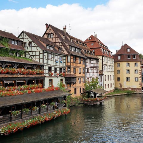 Discover the sights of Strasbourg from your central spot in the city