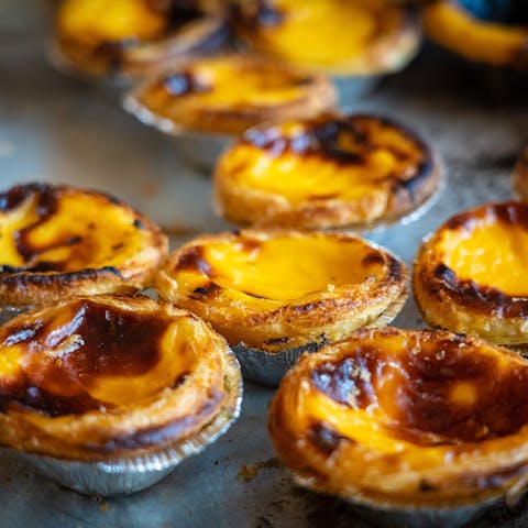 Indulge in some 'Pasteis de Náta' – a Portuguese delicacy