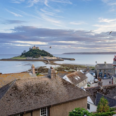 Visit St Michael’s Mount, easily accessible between mid-tide and low water