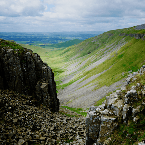 Explore the North Pennines Area of Outstanding Natural Beauty from this cosy home