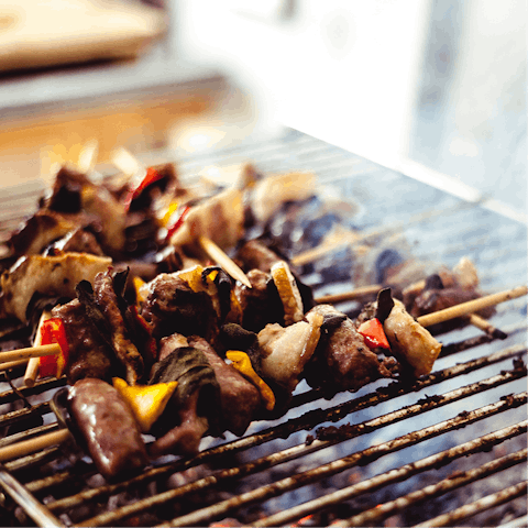 Grill up something fresh on the barbecue after exploring the resort