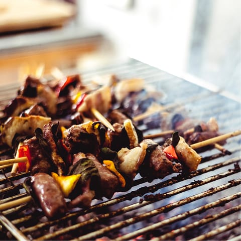 Grill up something fresh on the barbecue after exploring the resort