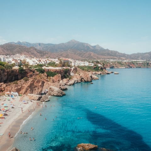 Hop in the car and head over to the coastal town of Nerja in twenty minutes