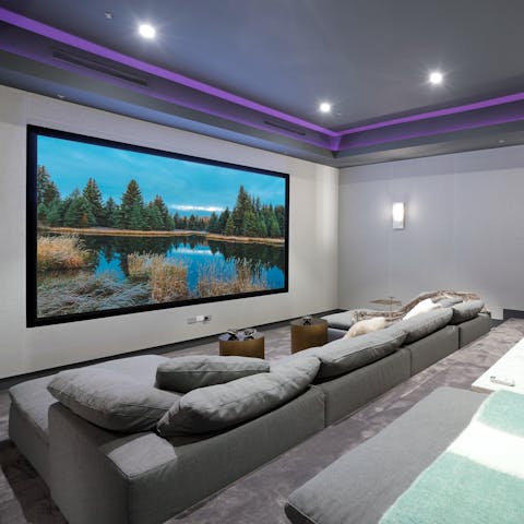 Gather in the home cinema for a night at the movies 