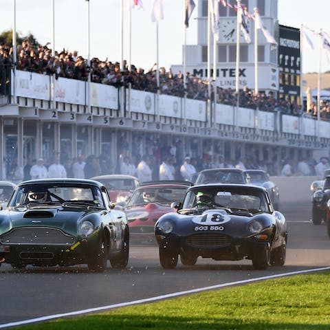 Watch cars race – a twenty-three minute drive away