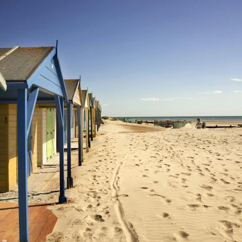 Walk the soft sands of West Wittering’s Blue Flag Beach – just a six-minute drive