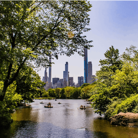 Feel rejuvenated as you stroll through the green expanse of Central Park