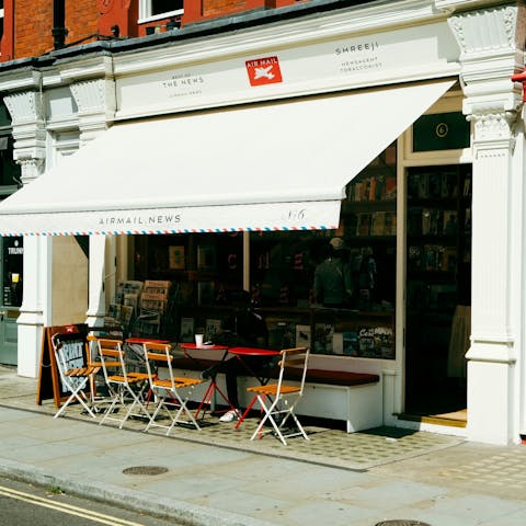 Soak up the vibrant heart of Marylebone from a local cafe