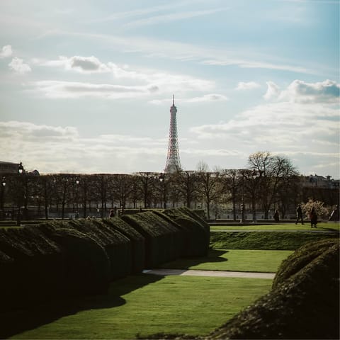 Travel nine stops on the metro to Tuileries for a picnic with a view