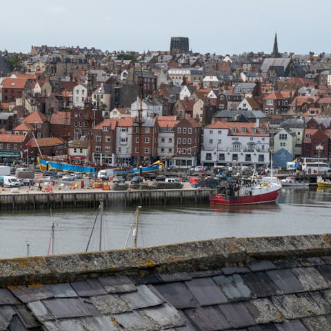 Enjoy the view over Whitby Harbour as this home is just steps away