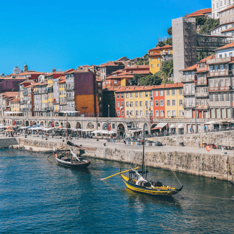 Head into Porto for an evening meal – a short drive or boat ride away