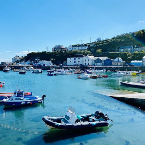 Stay in the heart of Porthleven and discover its independent shops, famous clock tower, and granite pier